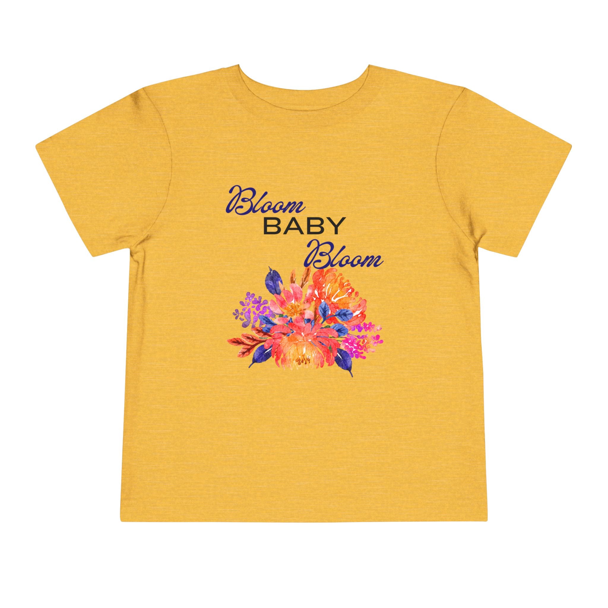 Toddler "Bloom Baby" Spring Floral Short Sleeve Tee