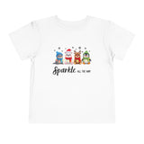 "Sparkle all the Way" Toddler Short Sleeve Tee