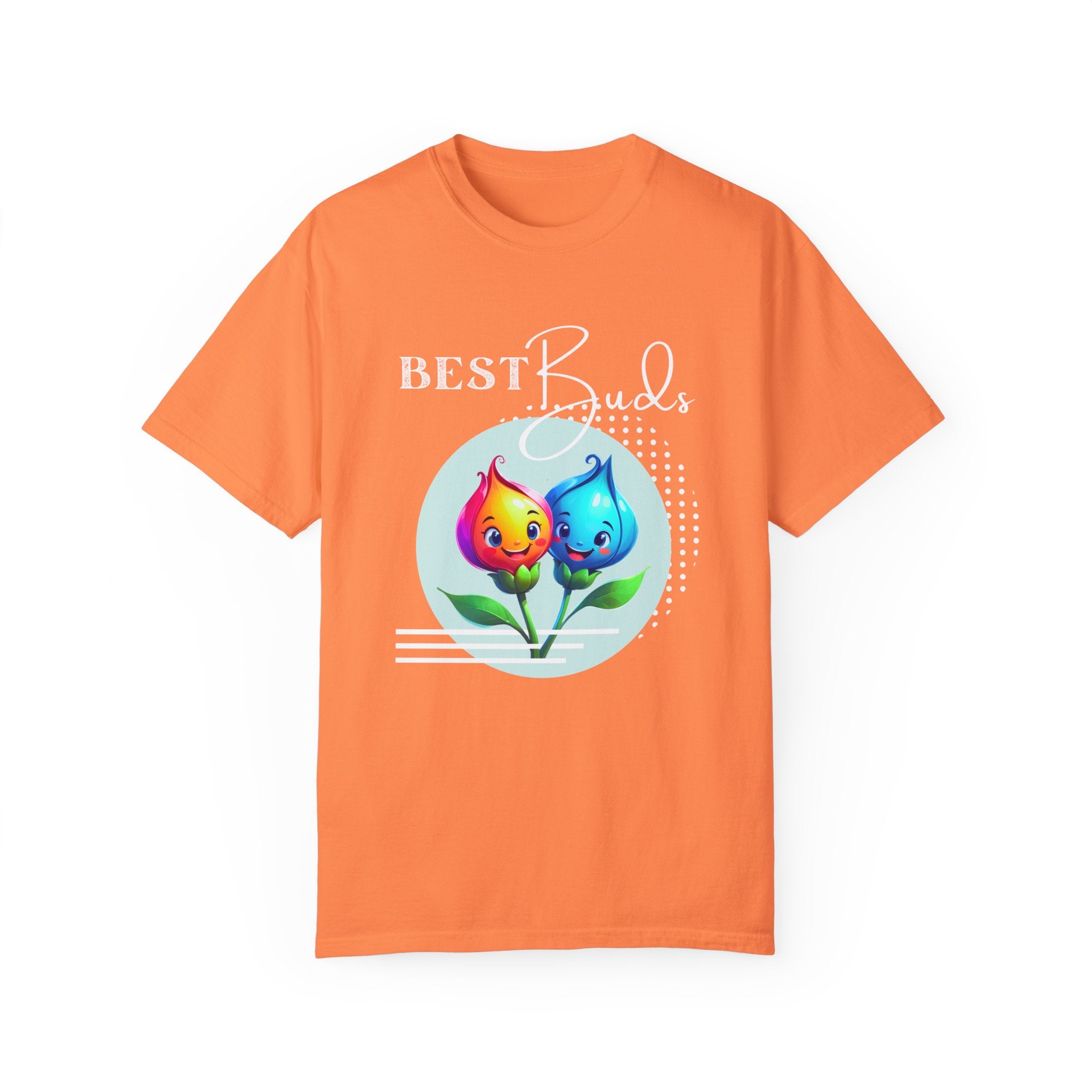 Adult "Best Buds" Deco Green Short Sleeve Tee
