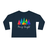 Sassy "Merry + Bright" Toddler Long Sleeve Shirt