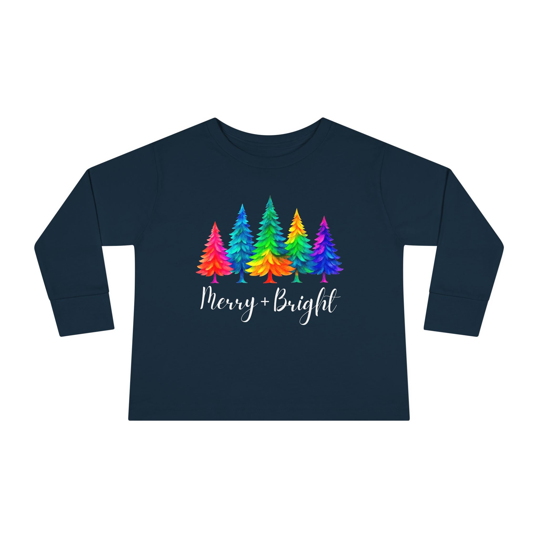 Sassy "Merry + Bright" Toddler Long Sleeve Shirt