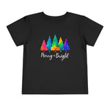 Sassy "Merry + Bright" Toddler Short Sleeve Tee