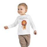 Toddler "Flowers are Happiness" LEO Long Sleeve Tee
