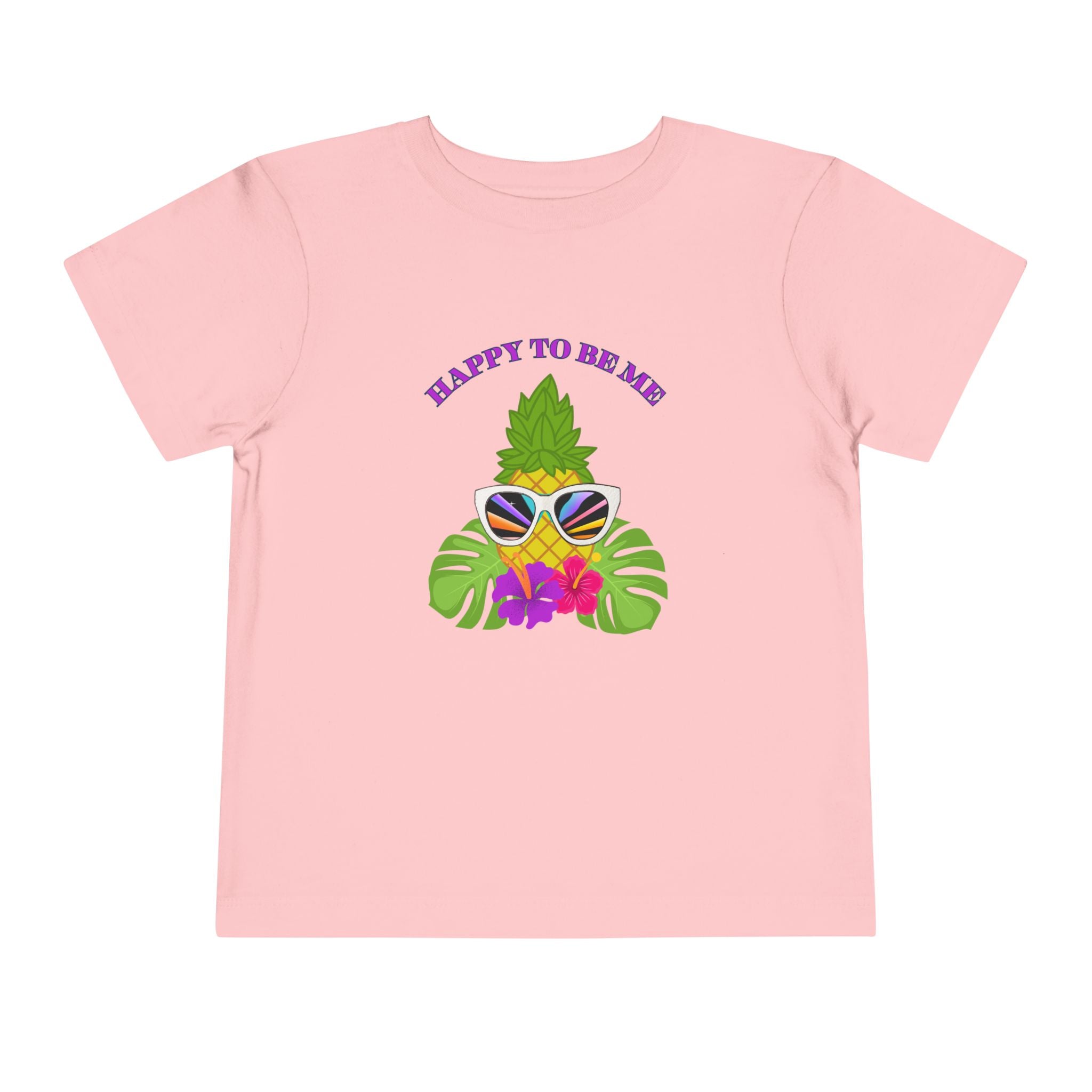 Toddler "Happy To Be Me" Short Sleeve Tee
