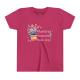 Kids "Sow Joy" Flower Pot Kids Short Sleeve Tee