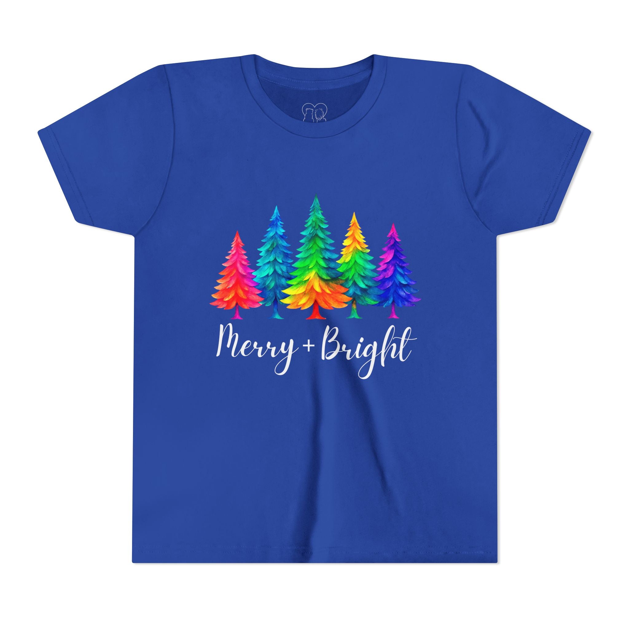 Sassy "Merry + Bright" Kids Short Sleeve Tee
