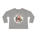 "Tis The Season to be Jolly" Toddler Long Sleeve Shirt