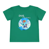 Toddler Mermaid "Dive into Summer" Short Sleeve Tee