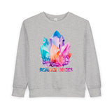 Toddler Sweatshirt — Colorful Crystal "Science Rocks" Kids Pullover