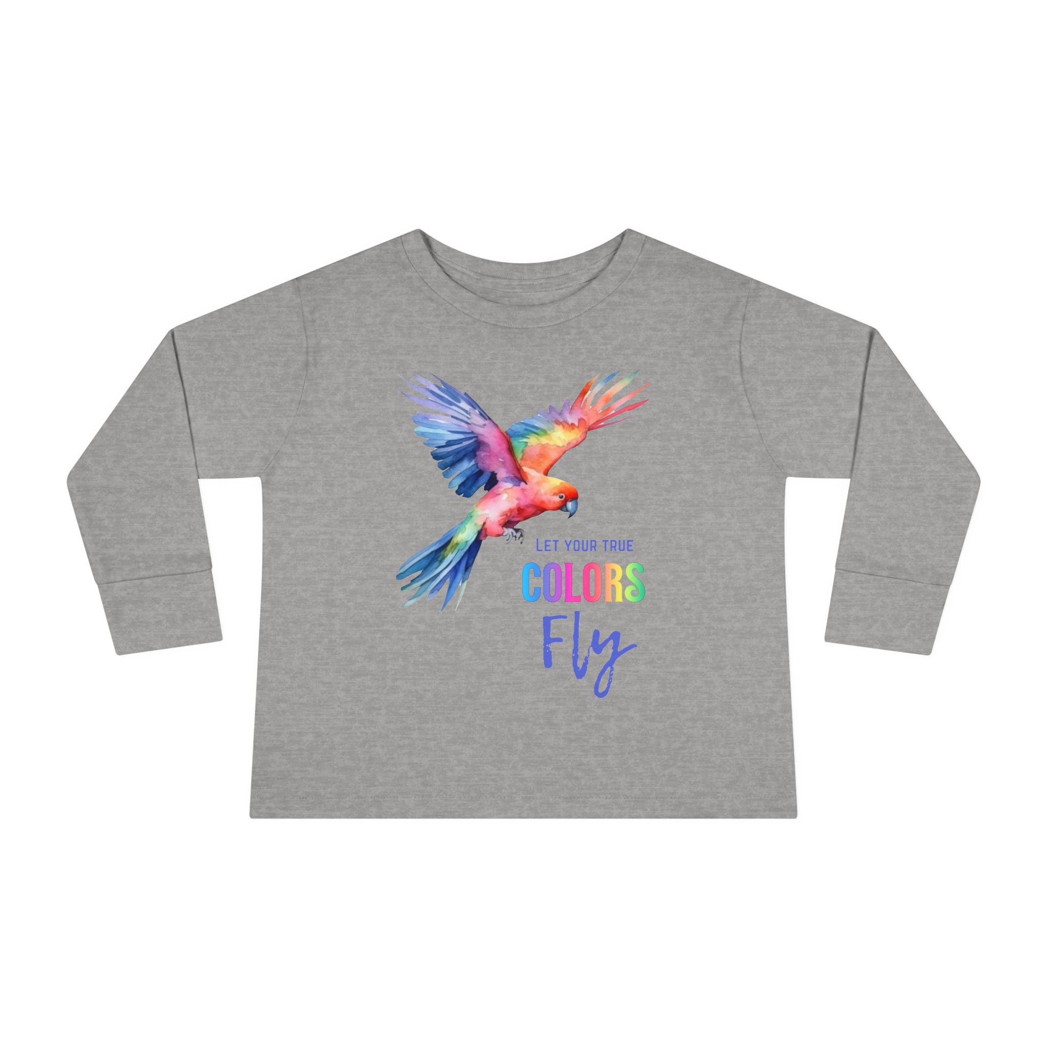Toddler "True Colors" Long Sleeve Tee
