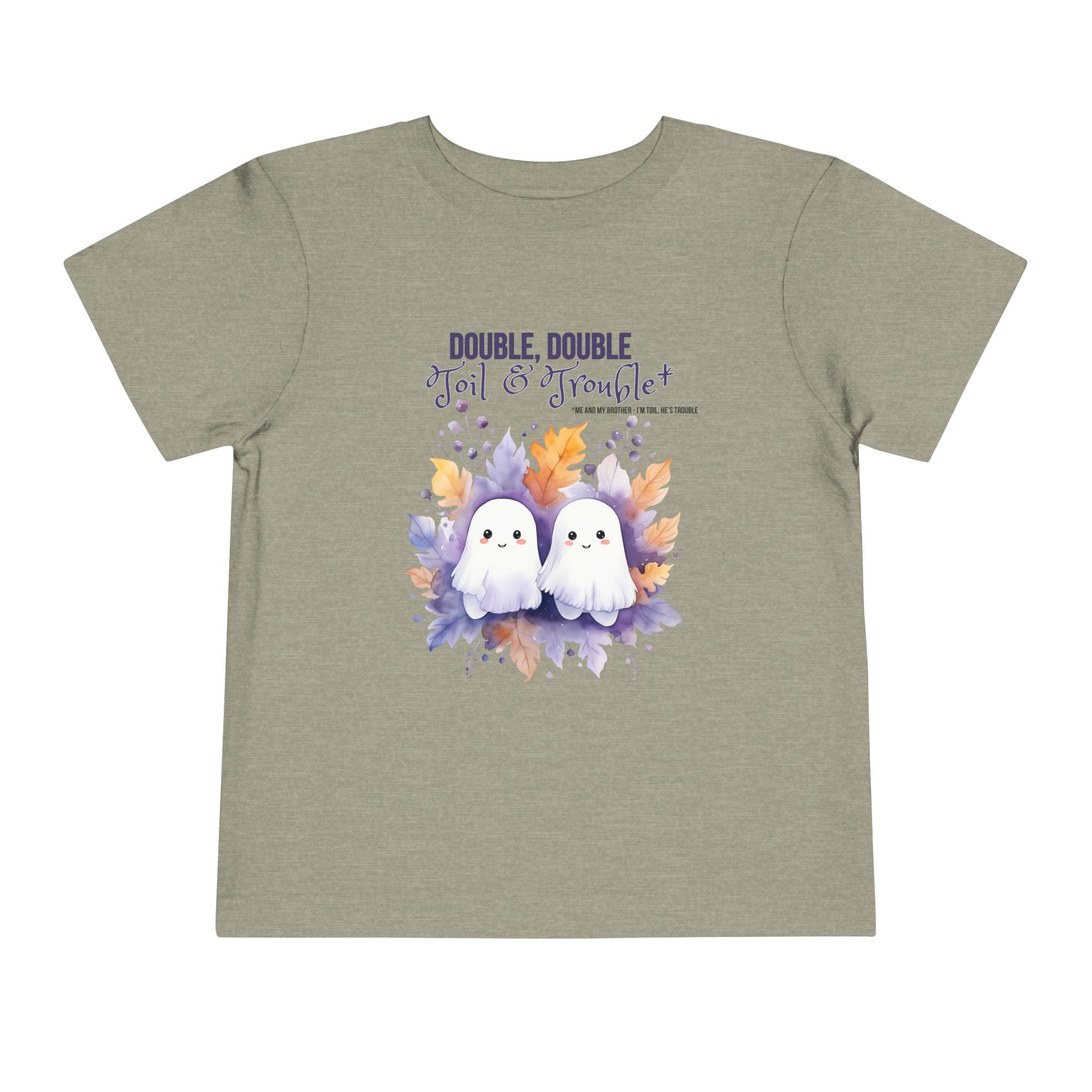 Toddler "Toil & Trouble" Brother Sibling Short Sleeve Tee