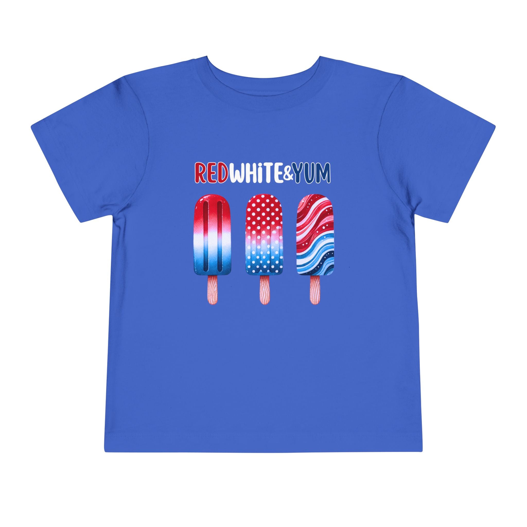 Toddler "Red White & Yum" Short Sleeve Tee
