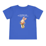 Toddler "Flowers are Happiness" VALENTINA Unisex Short Sleeve Tee