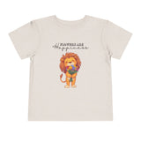 Toddler "Flowers are Happiness" LEO Short Sleeve Tee
