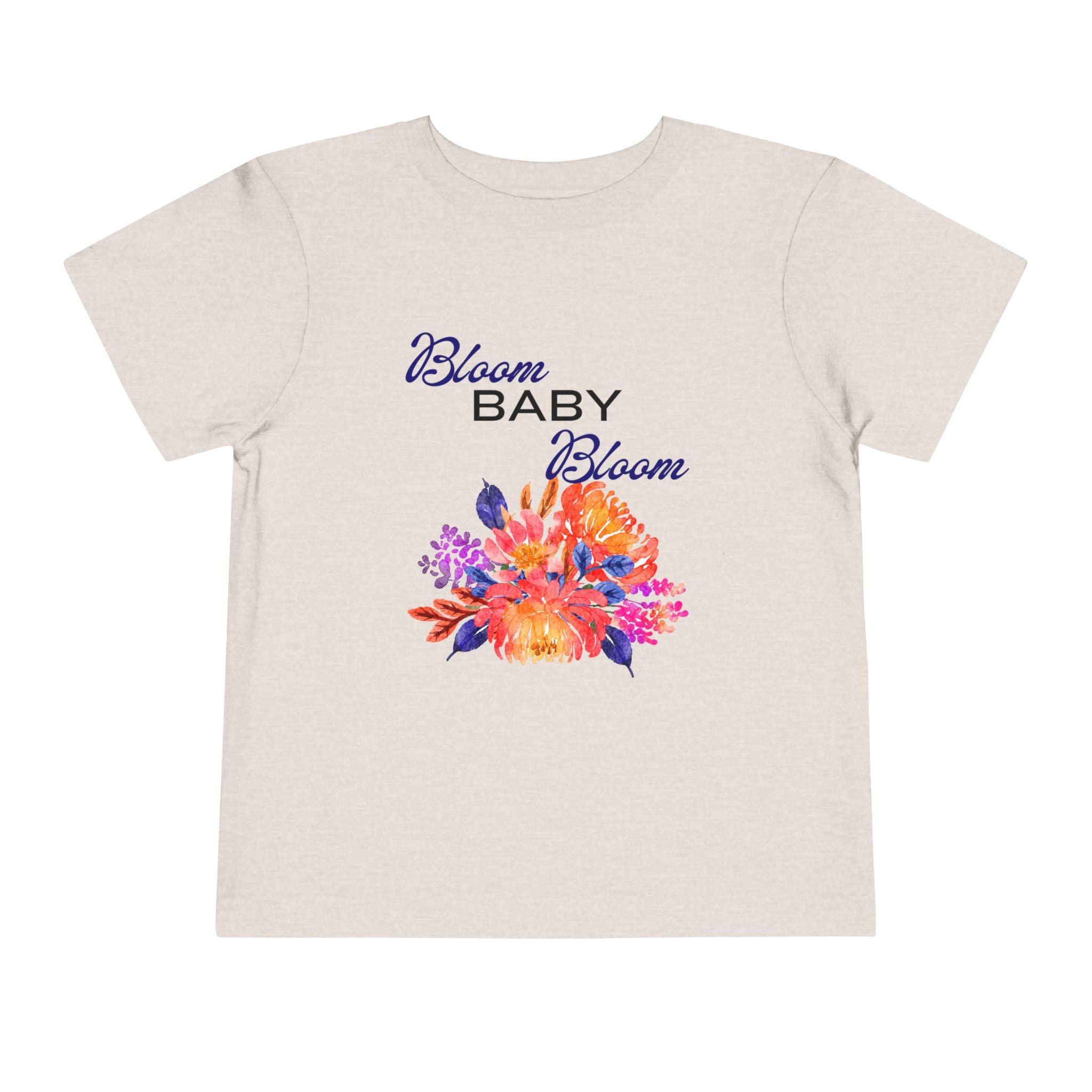 Toddler "Bloom Baby" Spring Floral Short Sleeve Tee