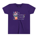 Kids "Sow Joy" Flower Pot Kids Short Sleeve Tee