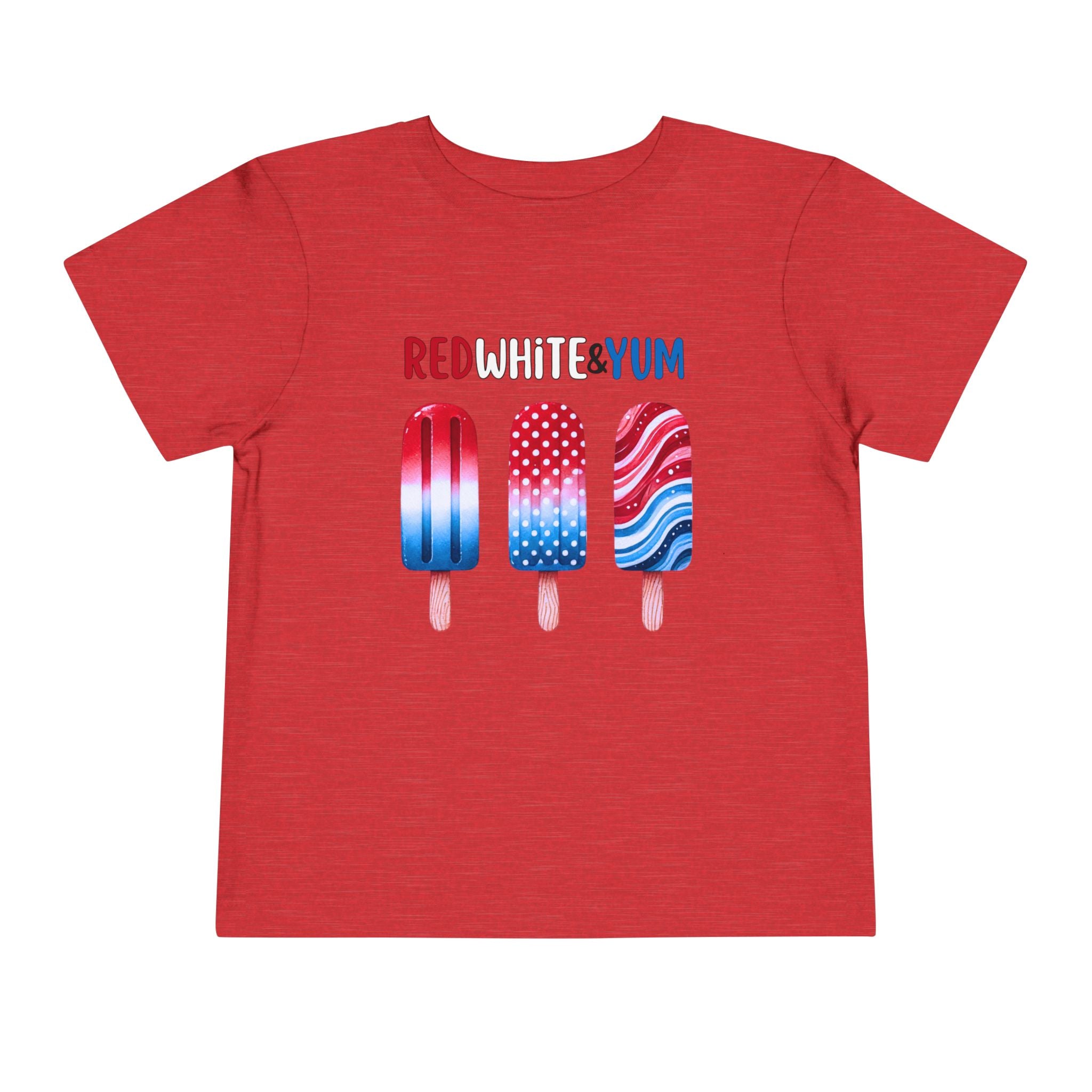Toddler "Red White & Yum" Short Sleeve Tee