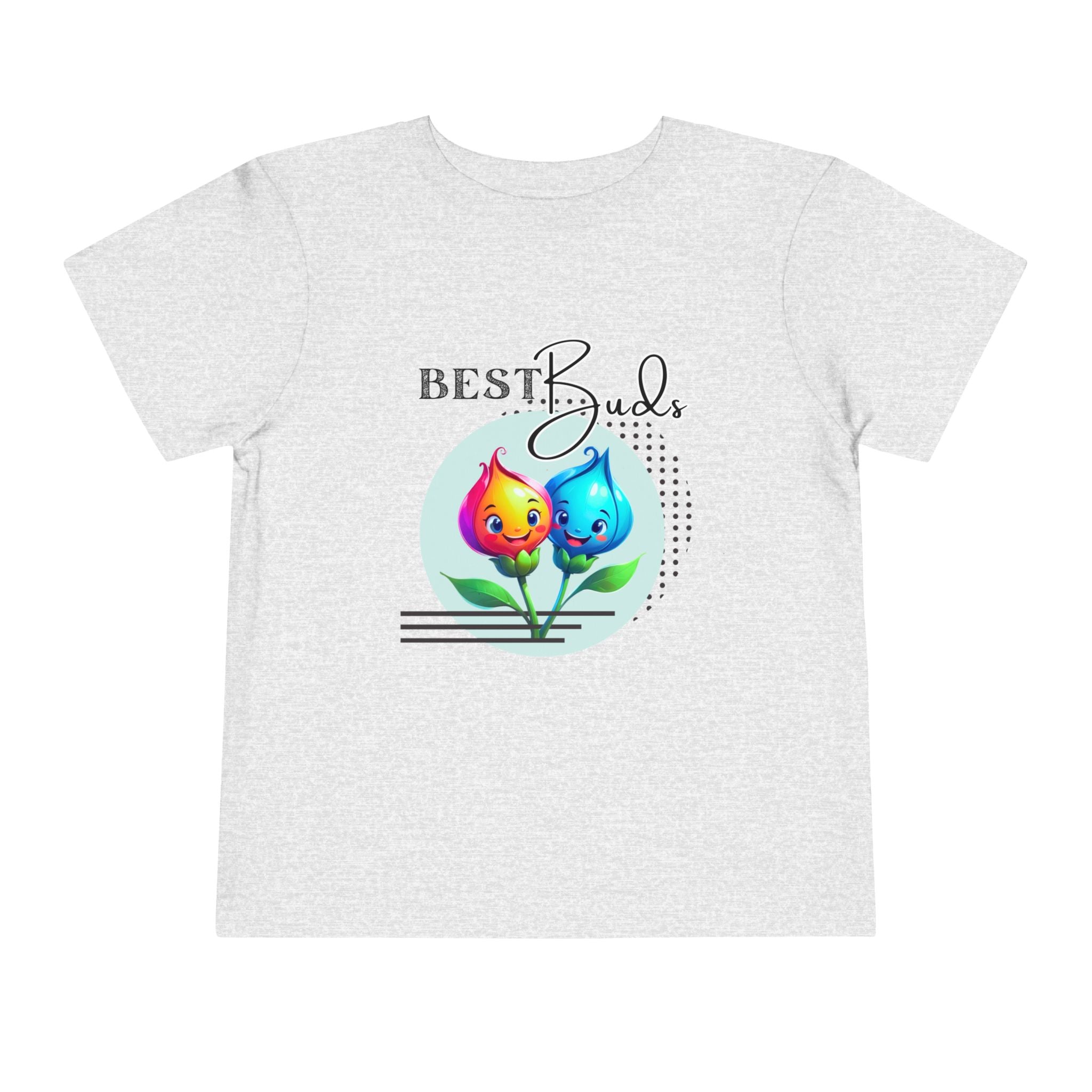 Toddler "Best Buds" Deco Green Short Sleeve Tee