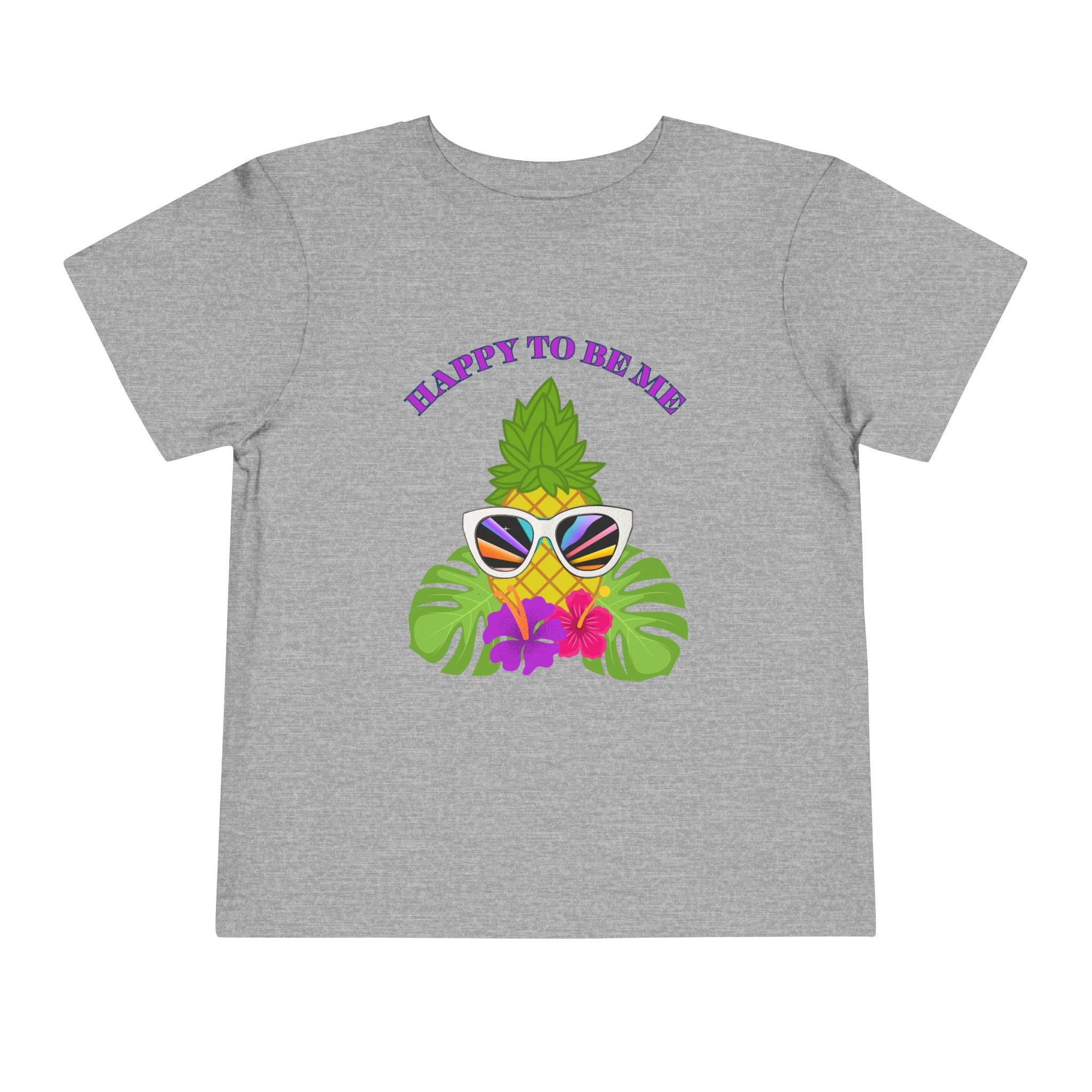 Toddler "Happy To Be Me" Short Sleeve Tee