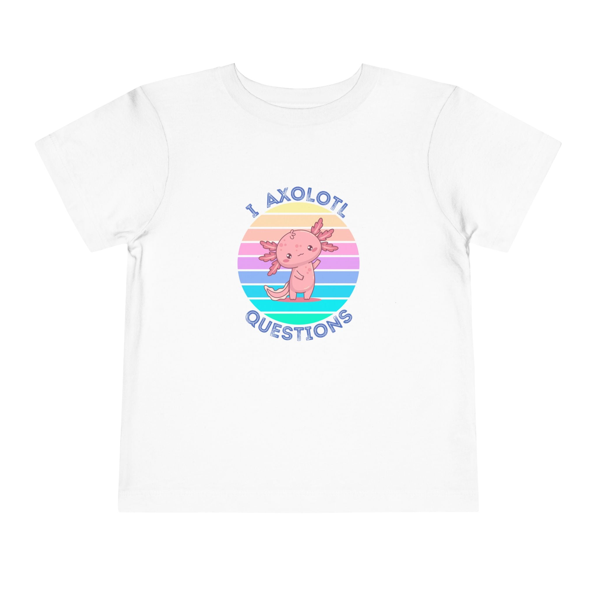 "Axolotl Questions" Toddler Short Sleeve Tee
