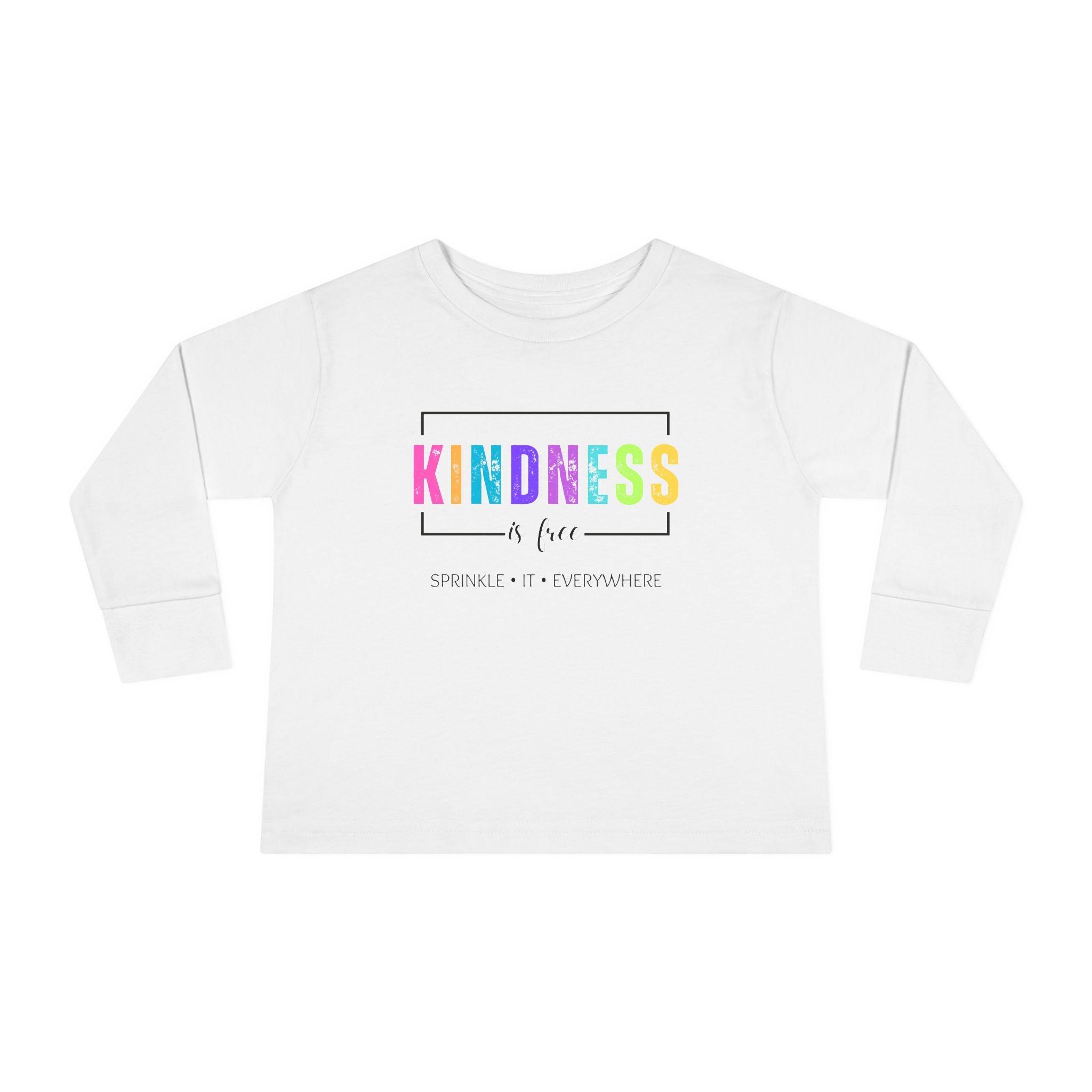 Toddler "Sprinkle Kindness" Long Sleeve Tee