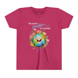 Kids "The Earth Laughs in Flowers" Unisex Short Sleeve Tee