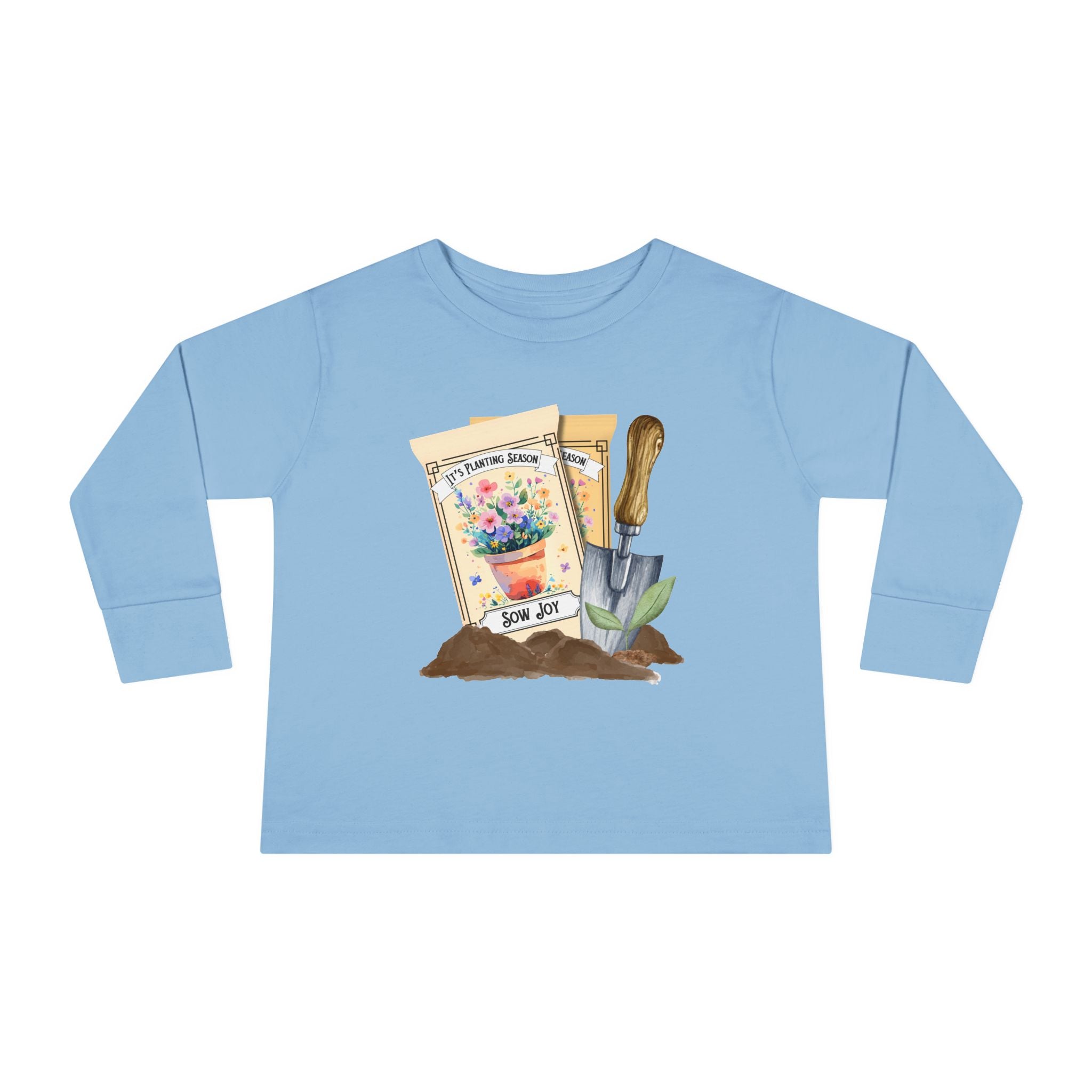 Toddler "Sow Joy" Seed Packet Long Sleeve Tee