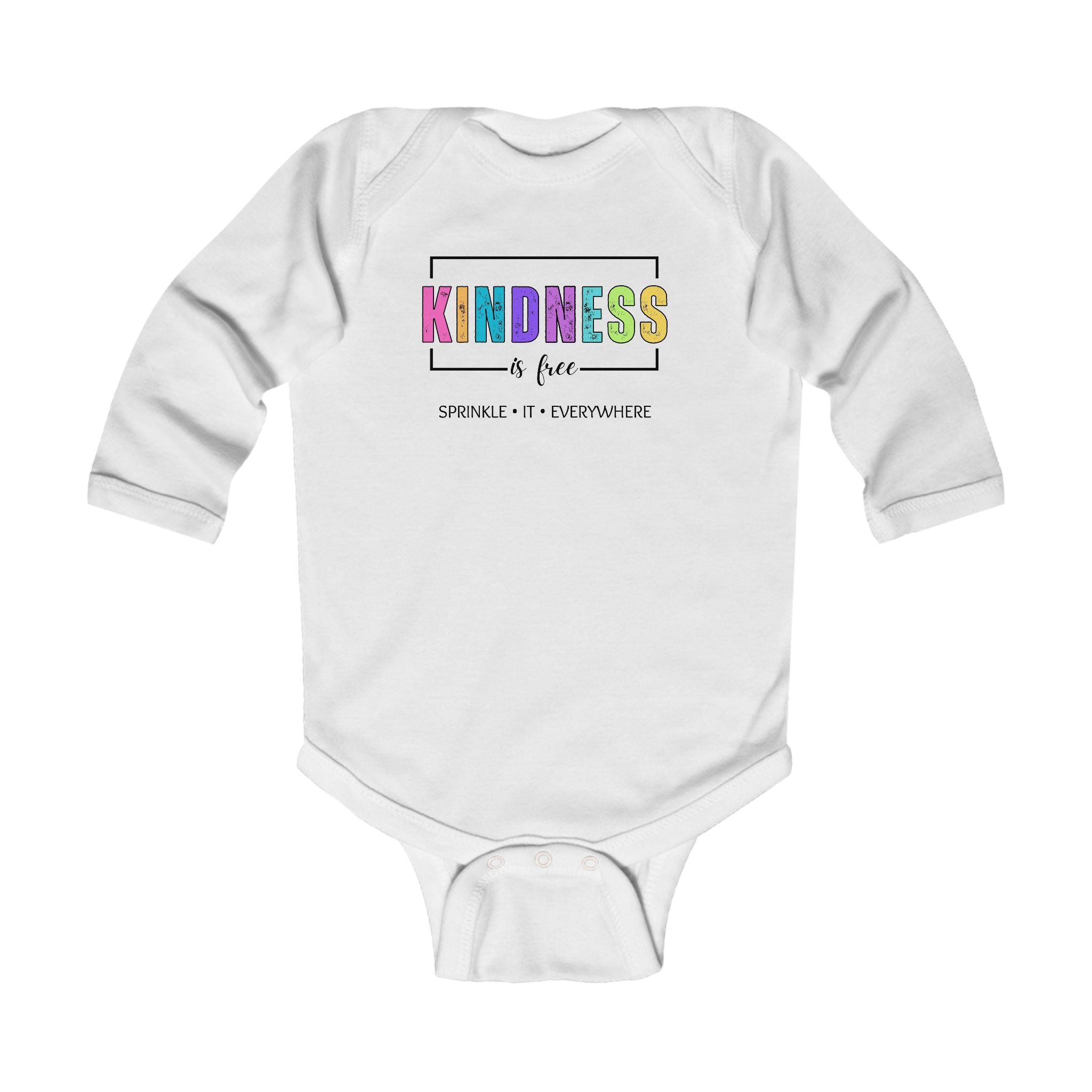 Baby "Sprinkle Kindness" Long Sleeve Bodysuit