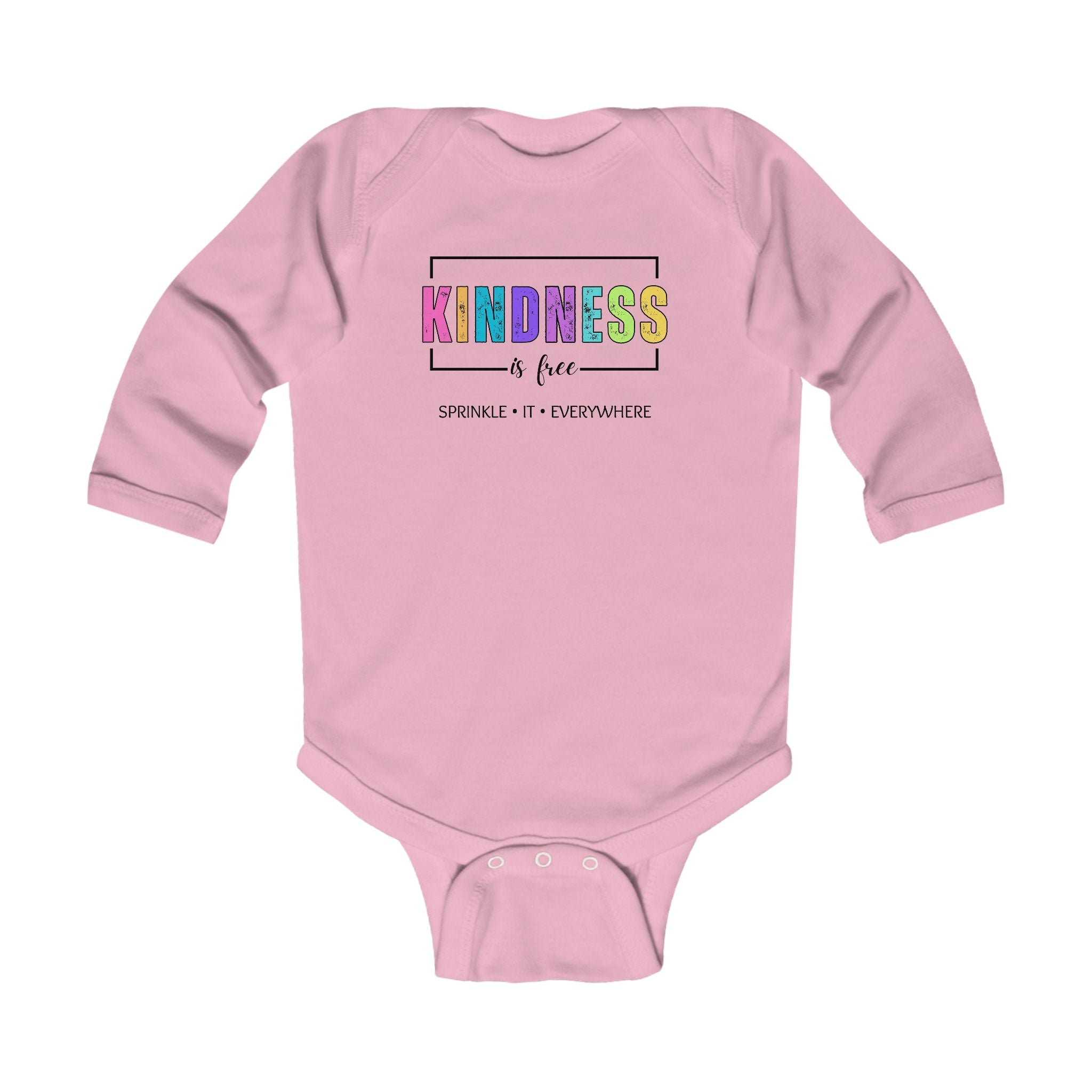 Baby "Sprinkle Kindness" Long Sleeve Bodysuit