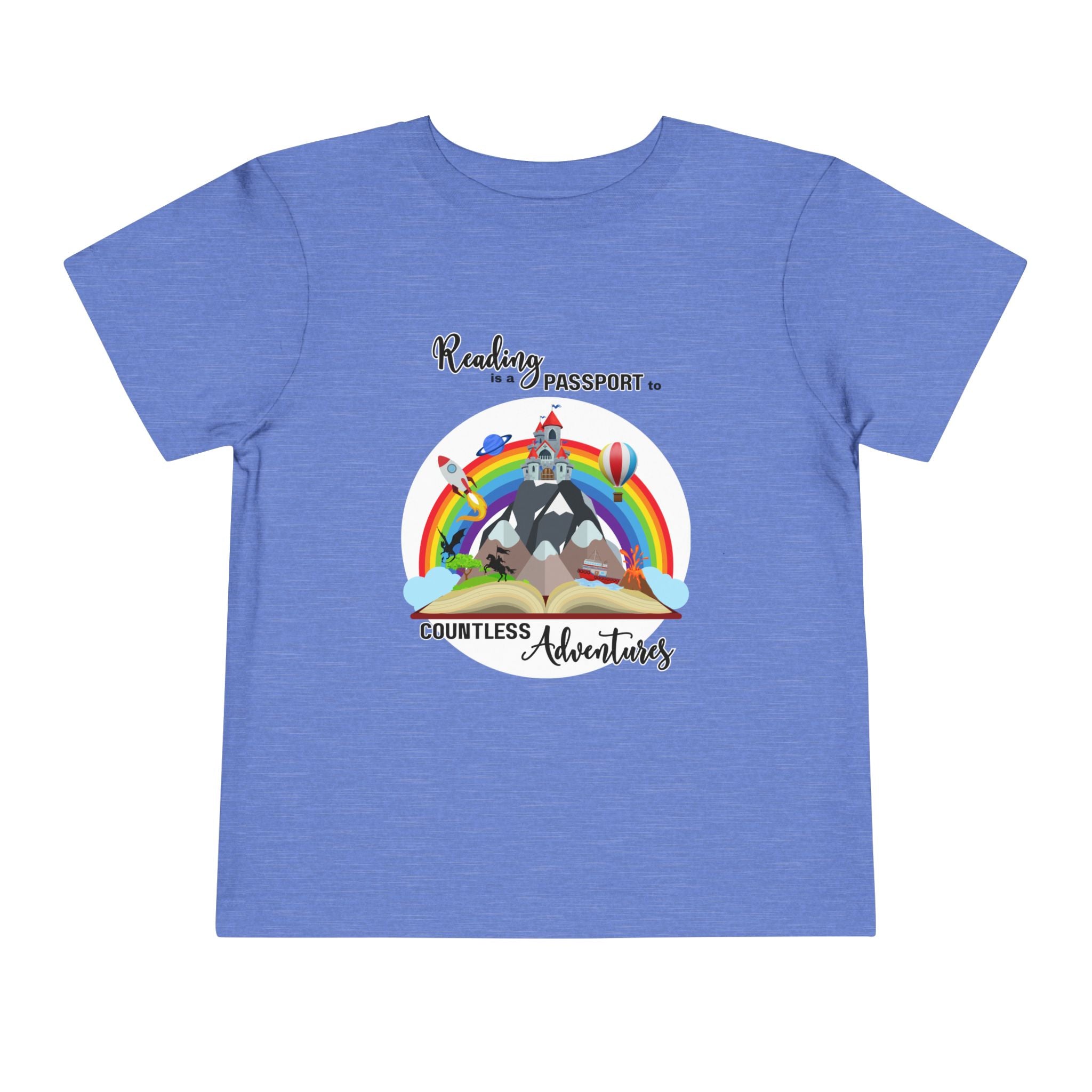 Toddler "Reading is a Passport" Short Sleeve Tee