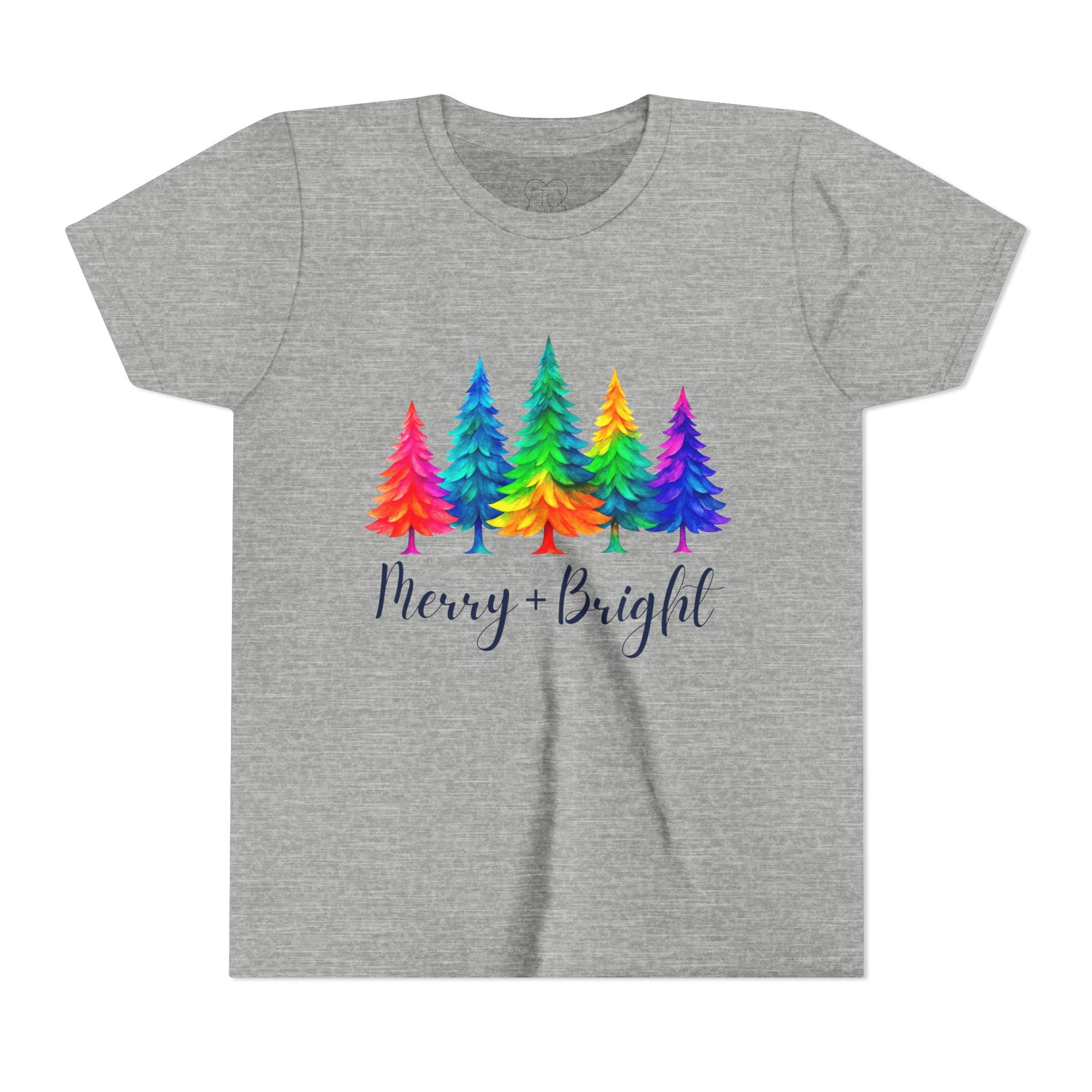Sassy "Merry + Bright" Kids Short Sleeve Tee
