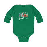 "Sparkle" Baby Long Sleeve Bodysuit