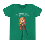 Kids "Flowers are Happiness" URSA Short Sleeve Tee