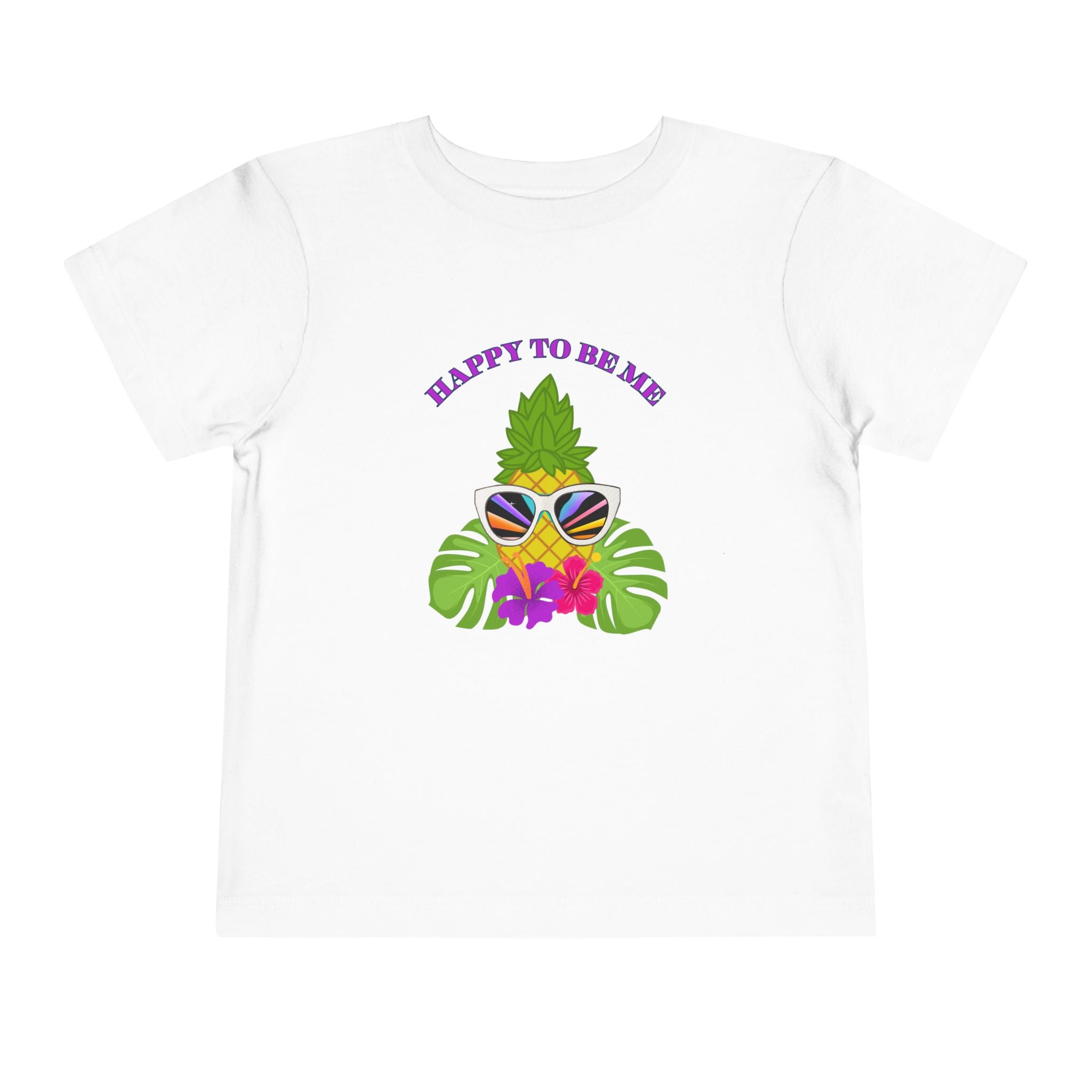Toddler "Happy To Be Me" Short Sleeve Tee