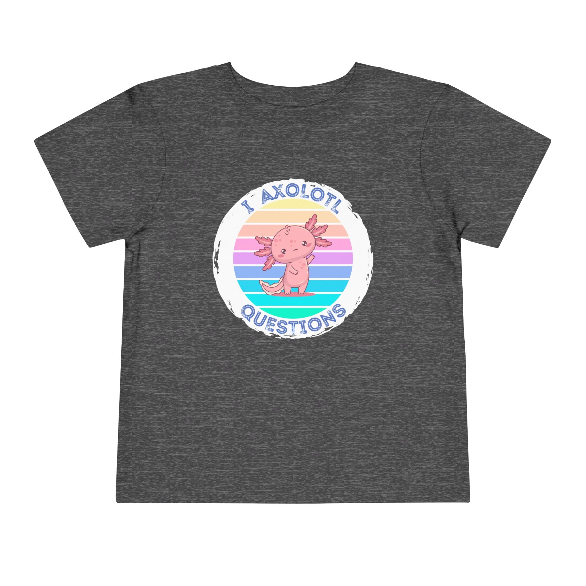 "Axolotl Questions" Toddler Short Sleeve Tee