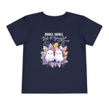 Toddler "Toil & Trouble" Sister Sibling Short Sleeve Tee