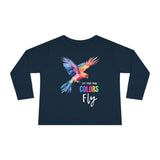 Toddler "True Colors" Long Sleeve Tee
