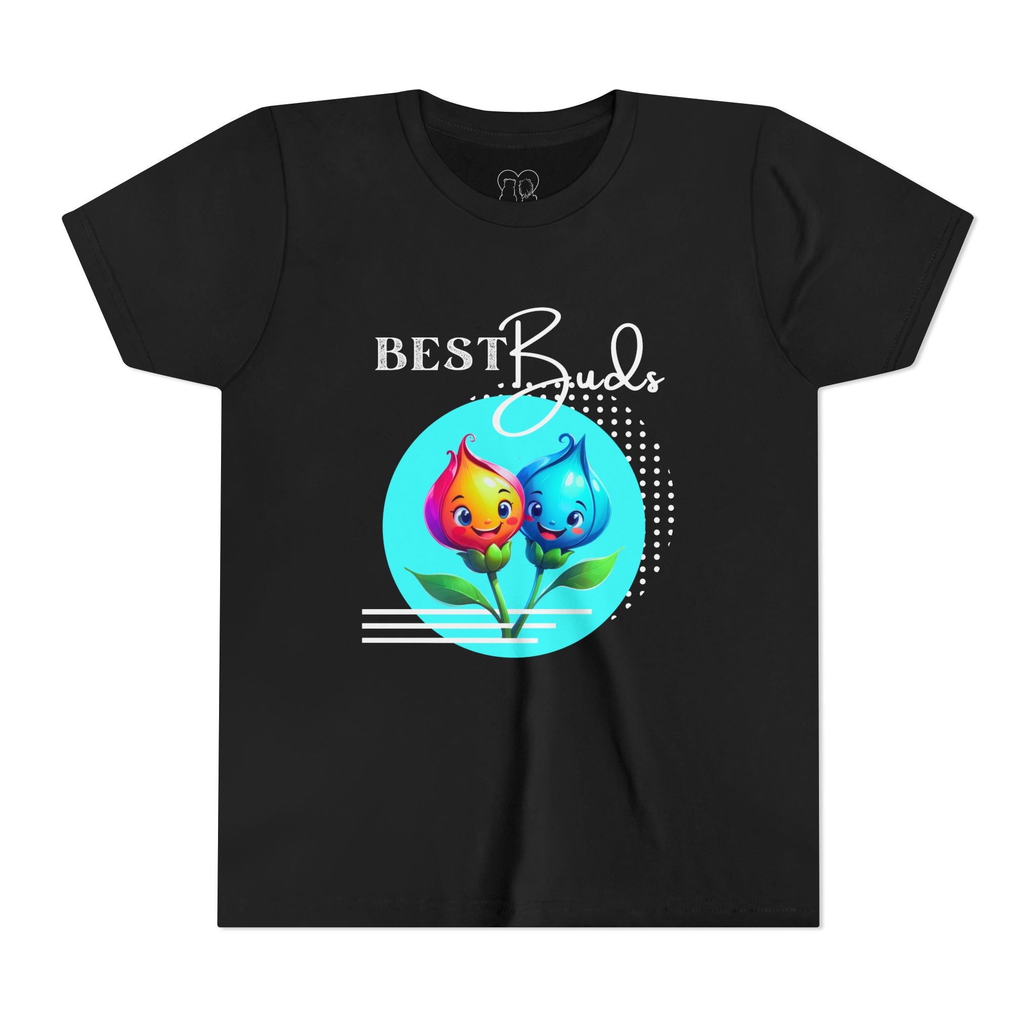 Kids "Best Buds" Deco Teal Short Sleeve Tee
