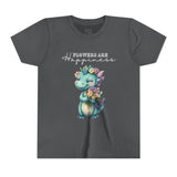 Kids "Flowers are Happiness" DINA Short Sleeve Tee