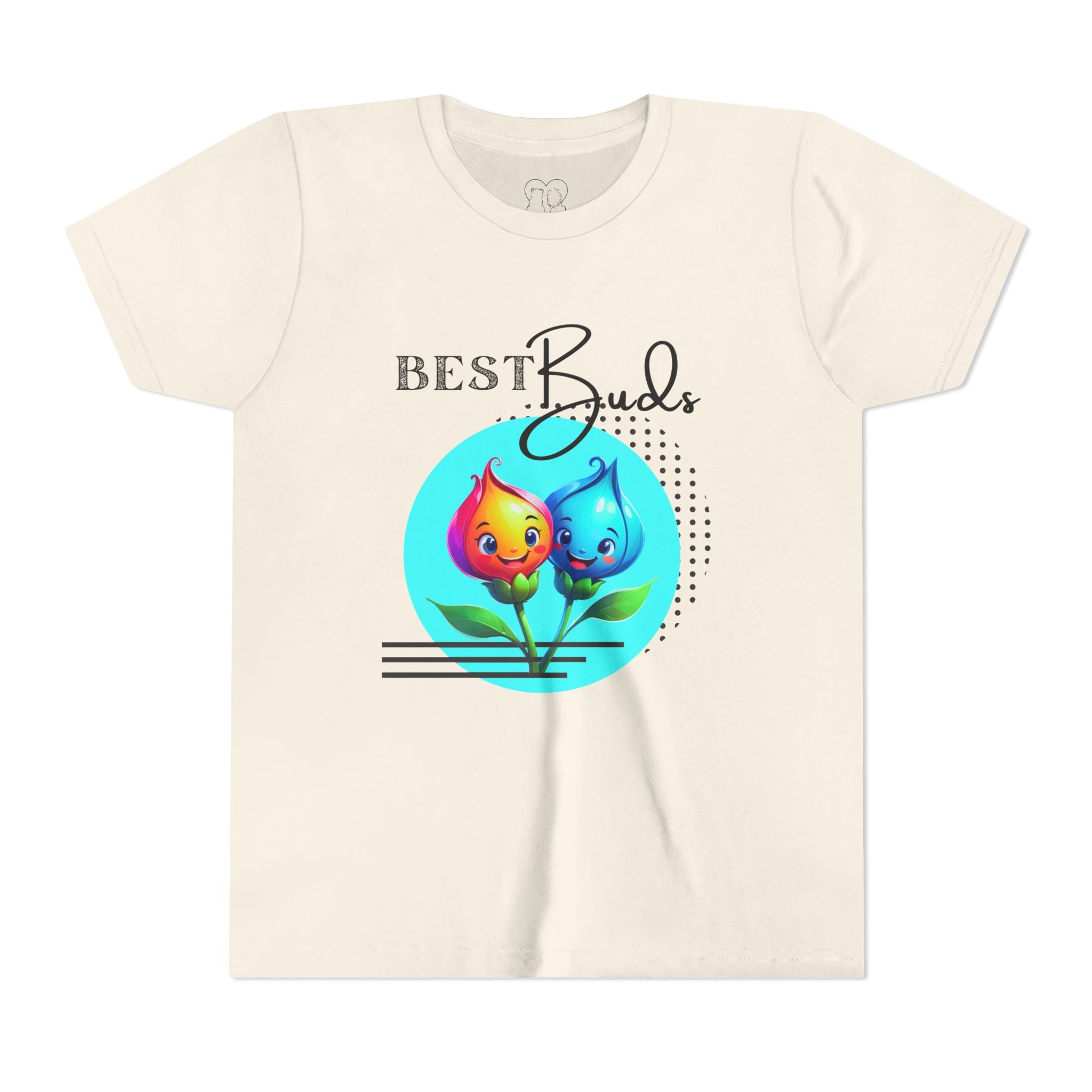Kids "Best Buds" Deco Teal Short Sleeve Tee