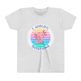 "Axolotl Questions" Kids Short Sleeve Tee