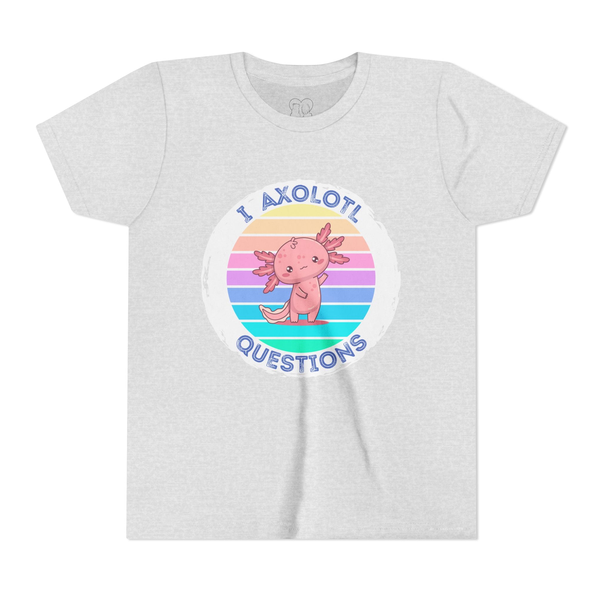 "Axolotl Questions" Kids Short Sleeve Tee