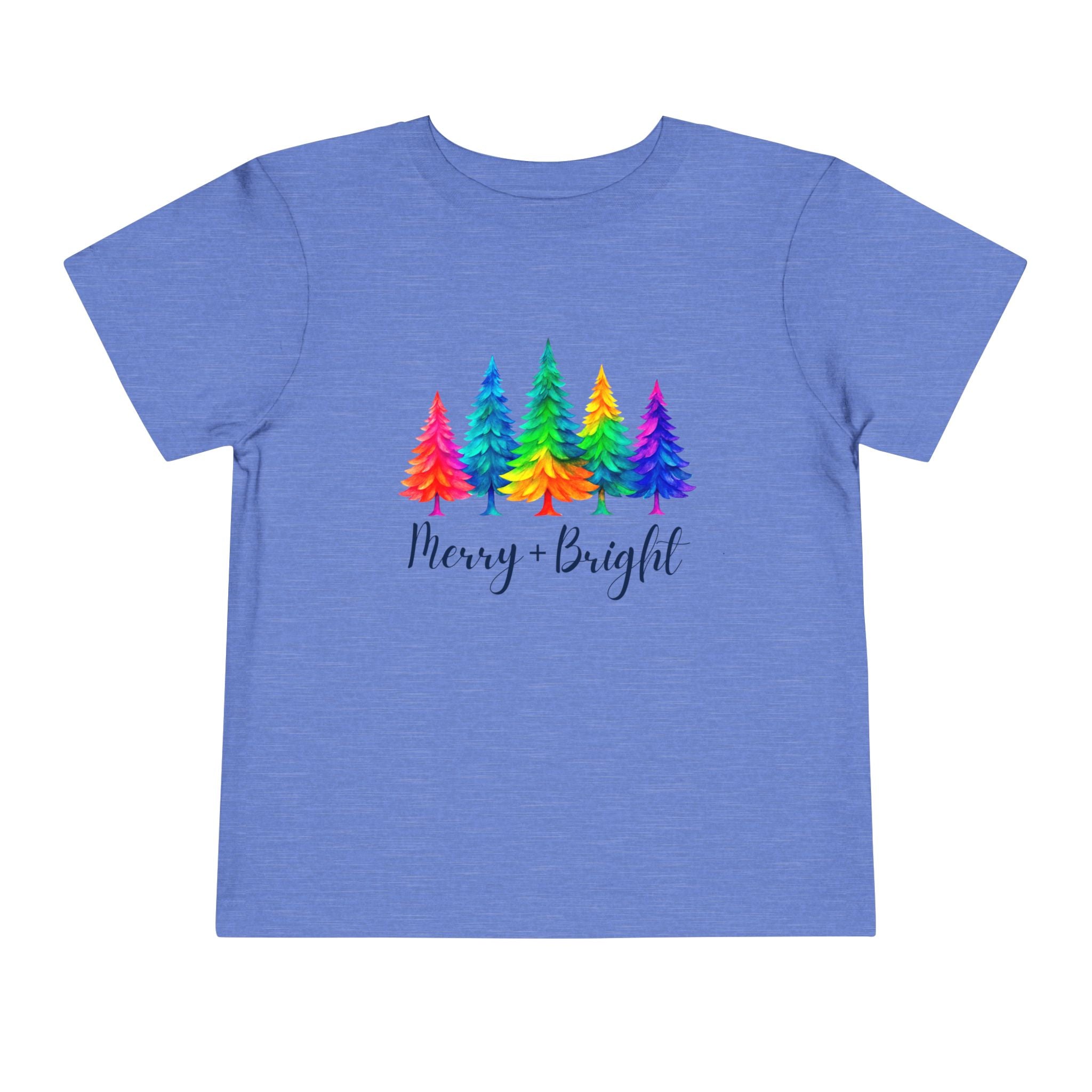Sassy "Merry + Bright" Toddler Short Sleeve Tee