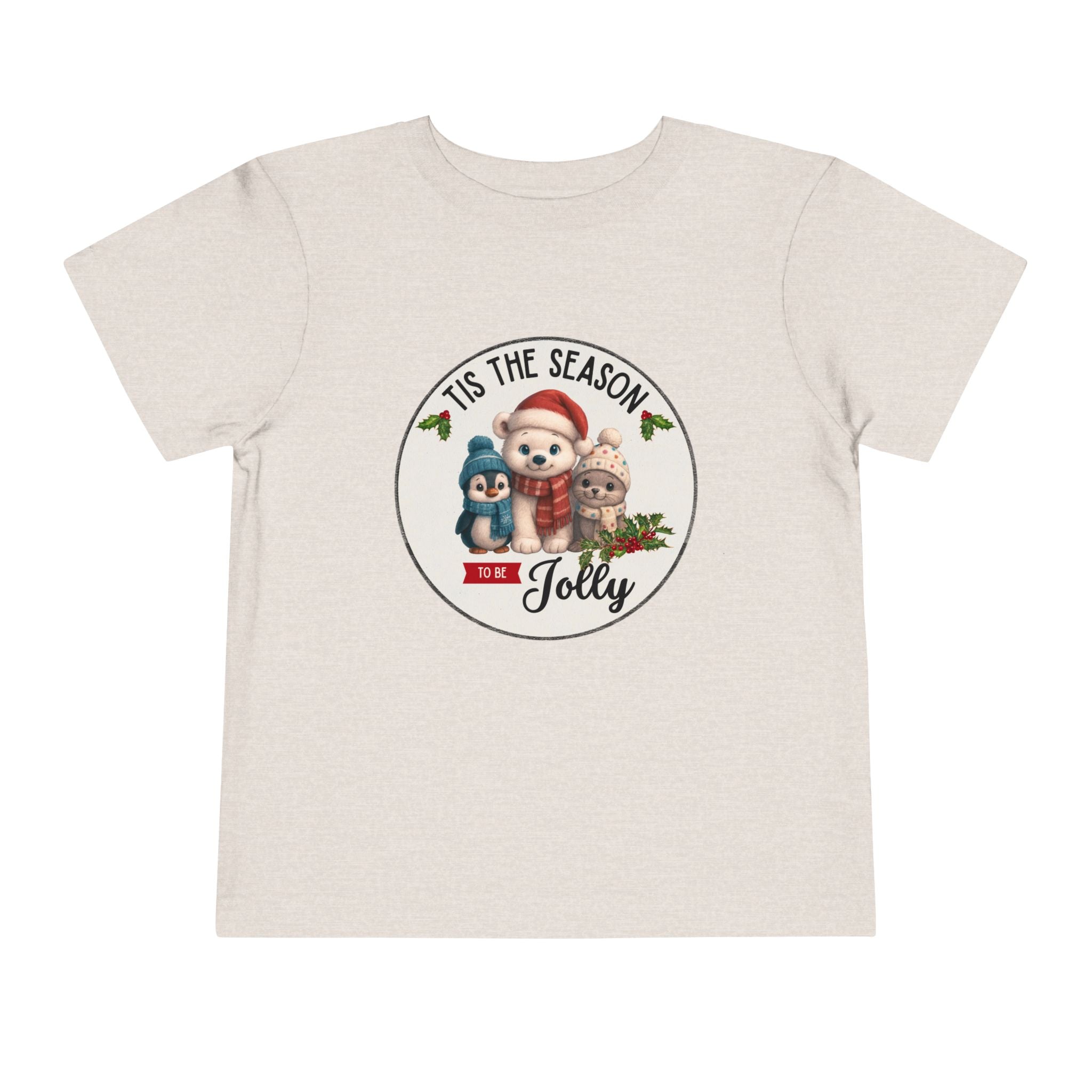"Tis The Season to be Jolly" Toddler Short Sleeve Tee