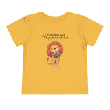 Toddler "Flowers are Happiness" LEO Short Sleeve Tee