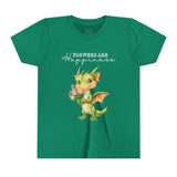 Kids "Flowers are Happiness" DRAGO Short Sleeve Tee