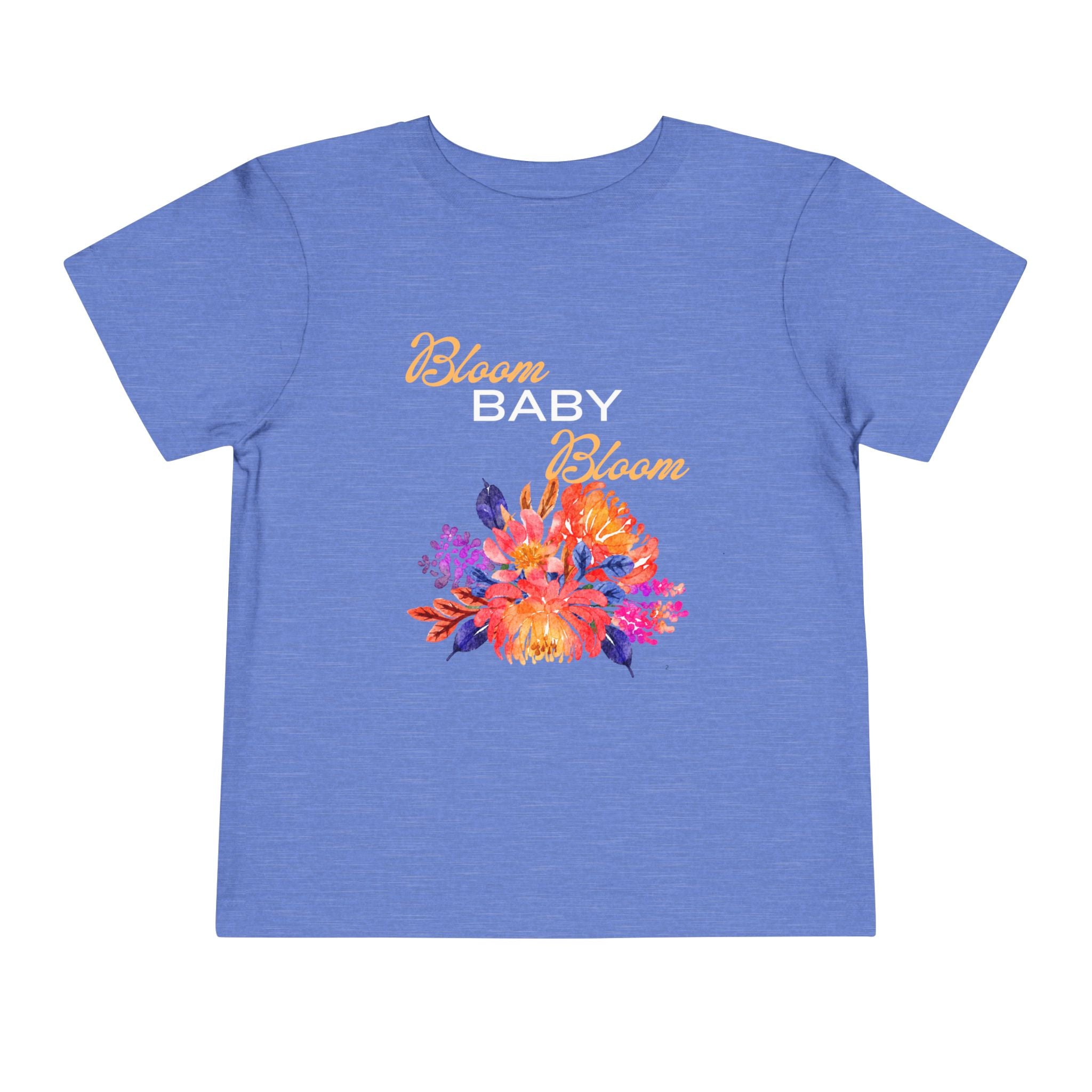 Toddler "Bloom Baby" Spring Floral Short Sleeve Tee