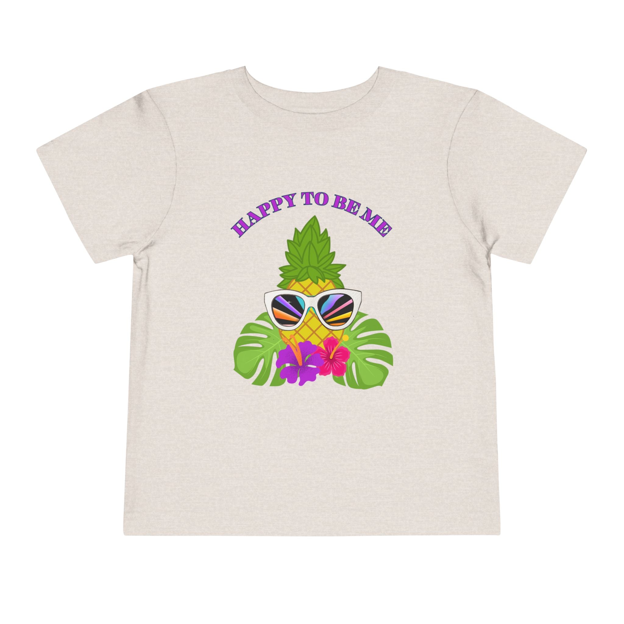 Toddler "Happy To Be Me" Short Sleeve Tee