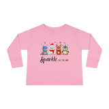 "Sparkle All The Way" Toddler Long Sleeve Shirt