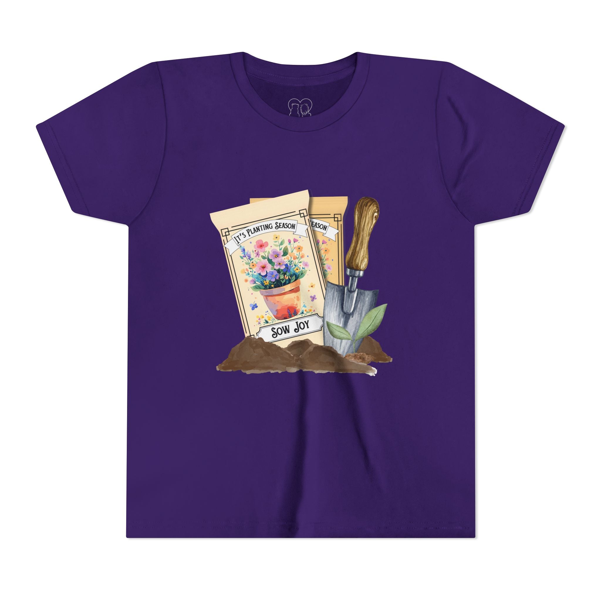 Kids "Sow Joy" Seed Packet Short Sleeve Tee